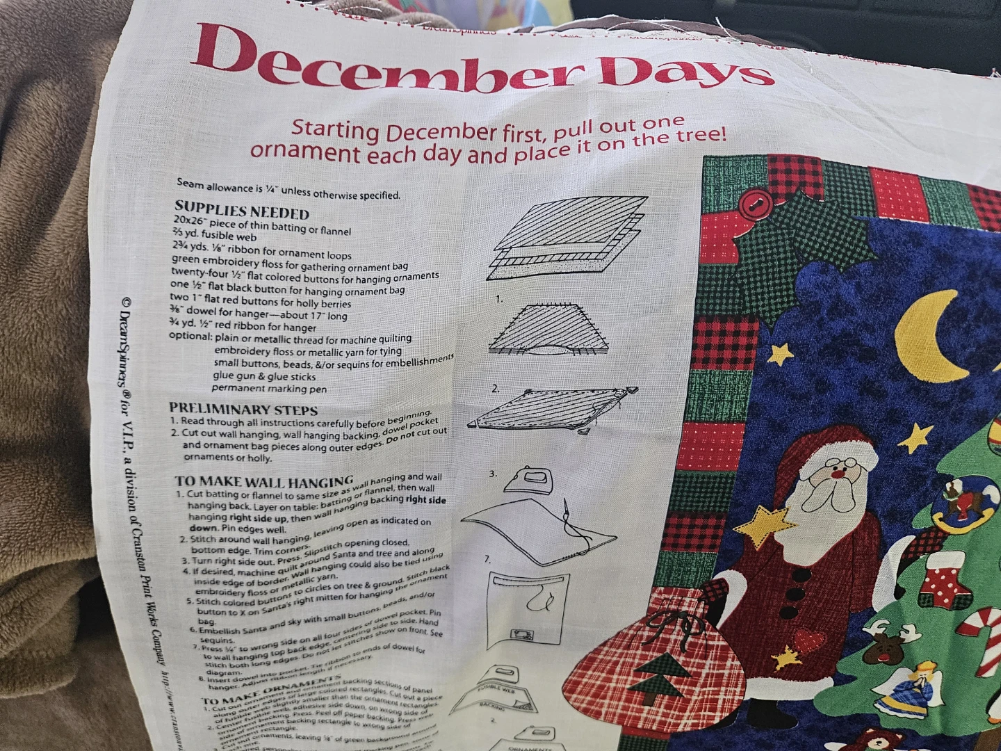 December Days Fabric Advent Calendar Panel - photo 4
