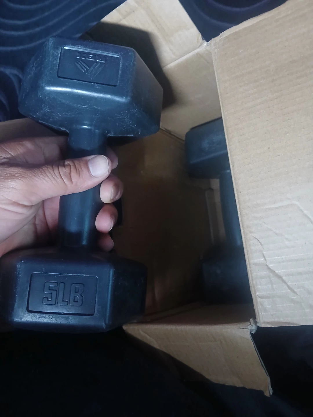 RBX 10lb Pair Hex Dumbbells - photo 5