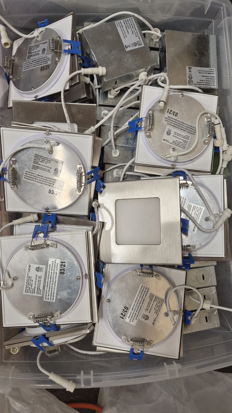 30+ NADAIR 4 inch LED Recessed Square Lights - Dimmable
