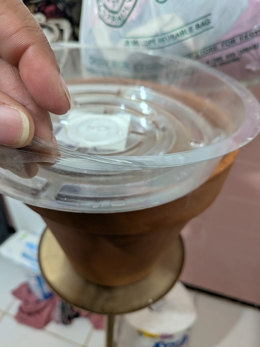 8-inch Clear Plastic Planter Saucer