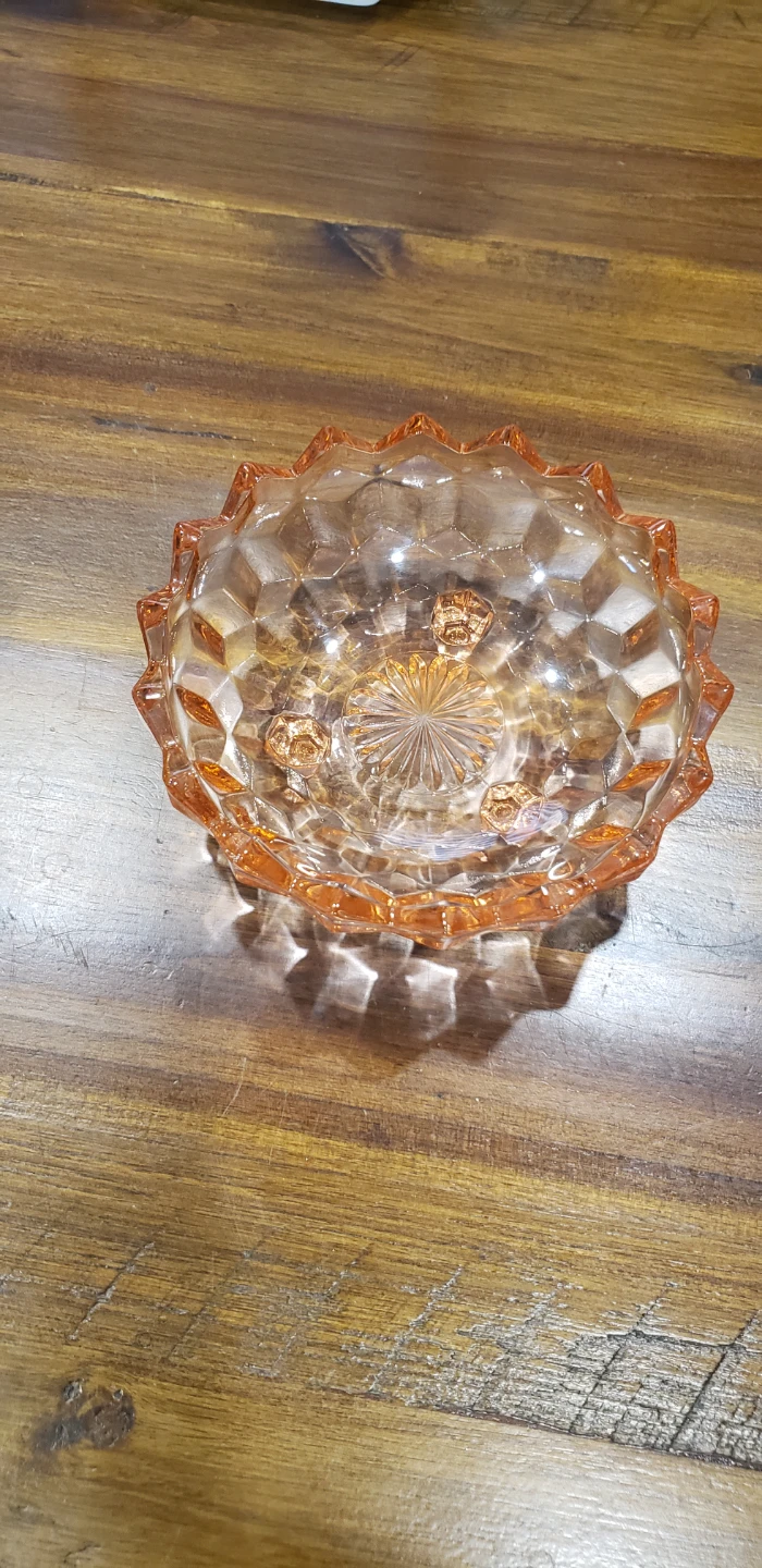 Indiana Glass American Whitehall Peach Bonbon Dish - photo 4