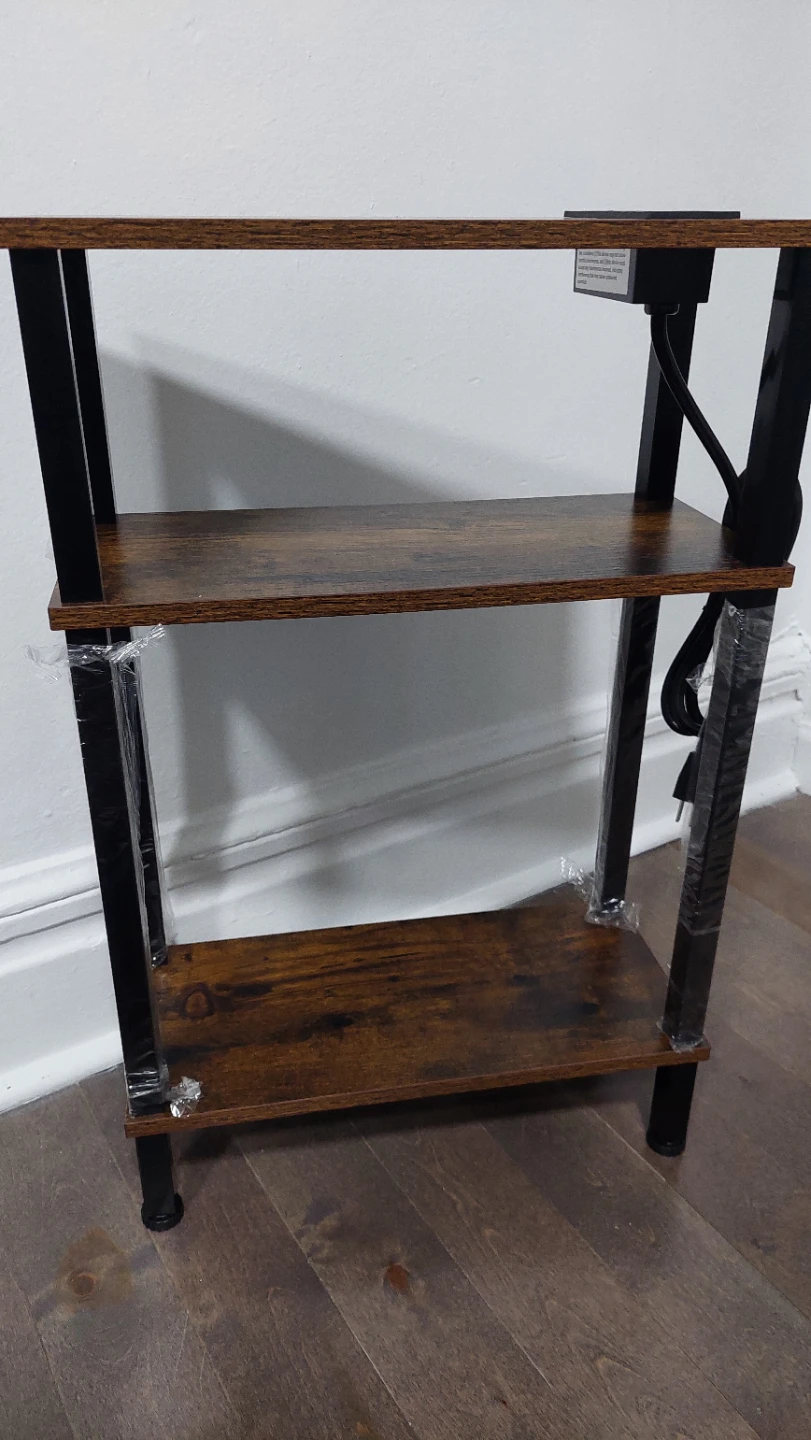 Rustic Bedside Charging Table - photo 5