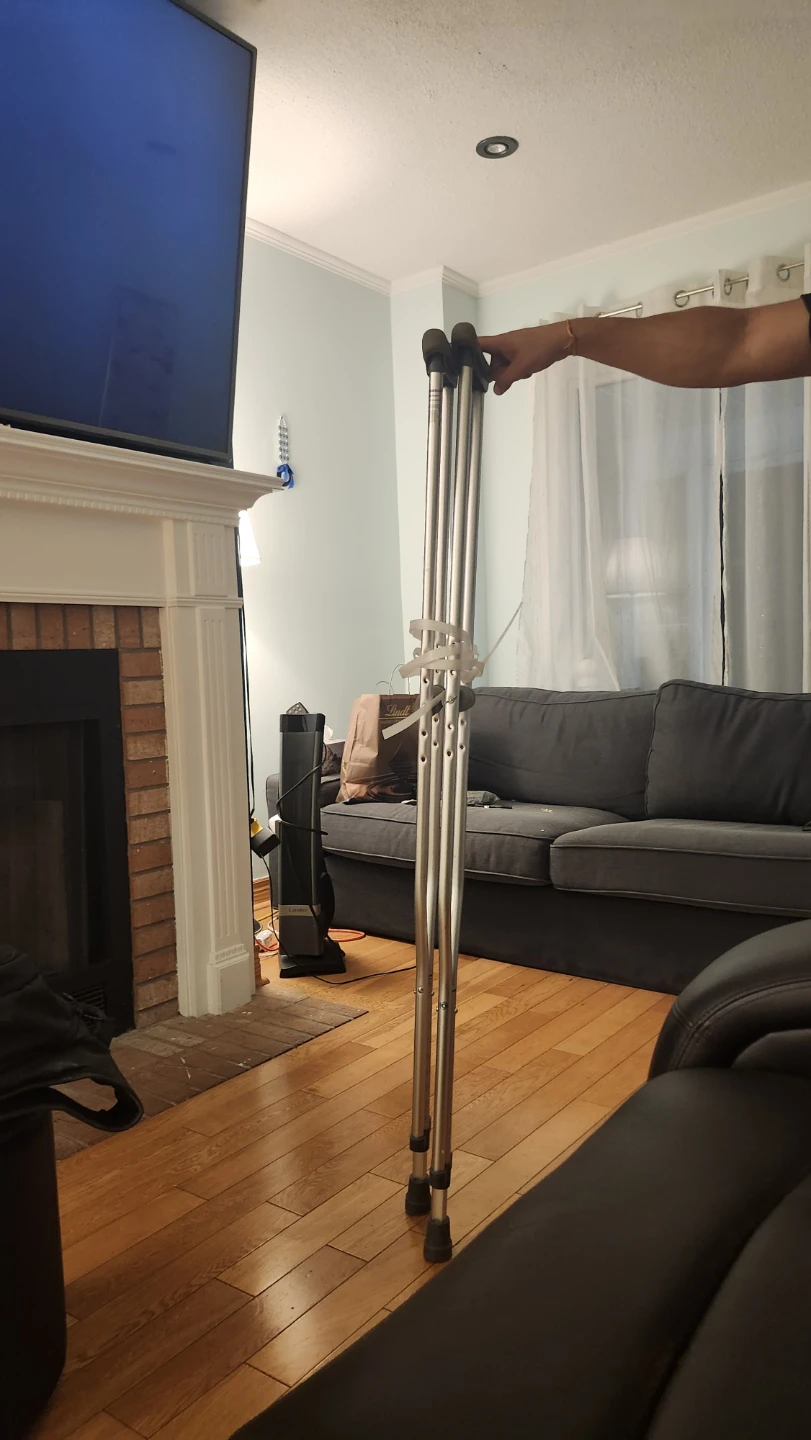 Adjustable Aluminum Underarm Crutches