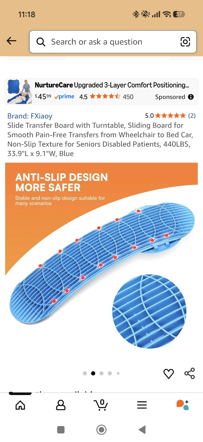 FXiaoy Slide Transfer Board with Turntable - photo 3