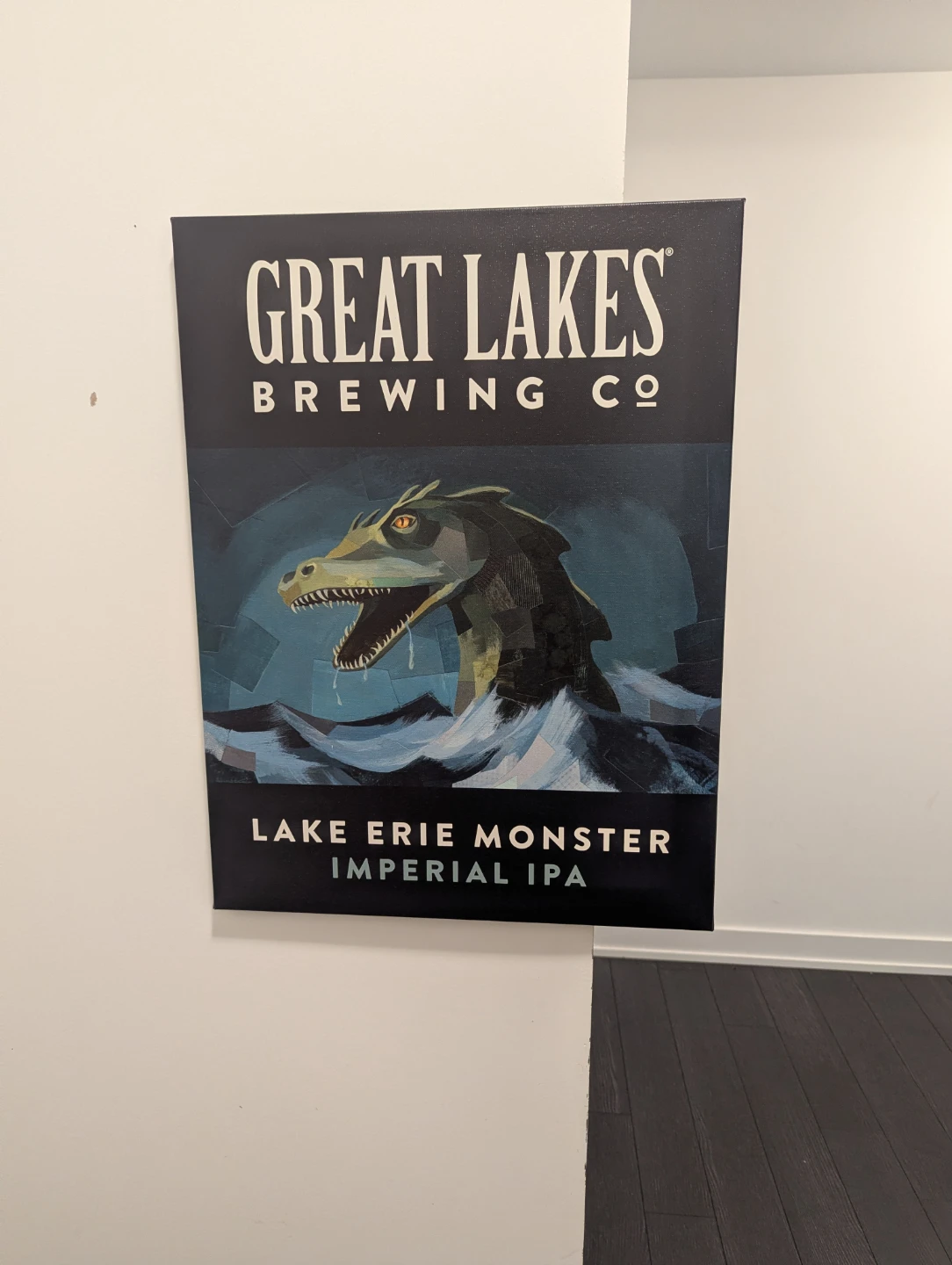 Great Lakes Brewing Co. Lake Erie Monster Canvas Art