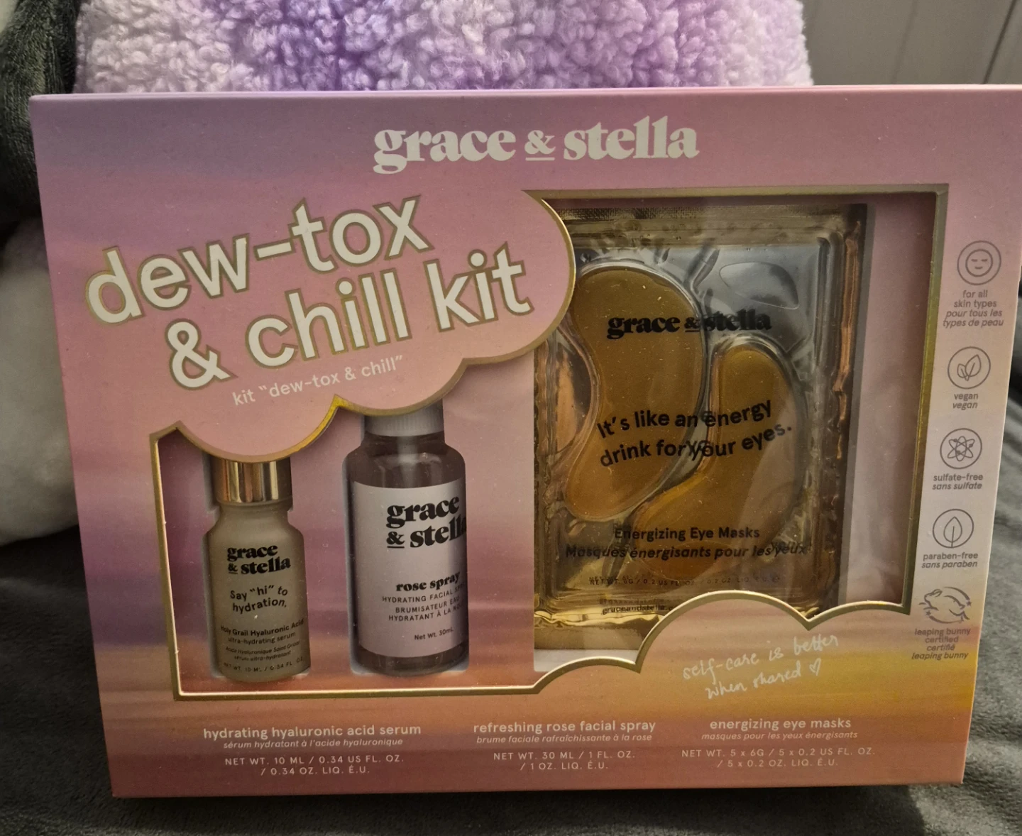 grace & stella dew-tox & chill kit
