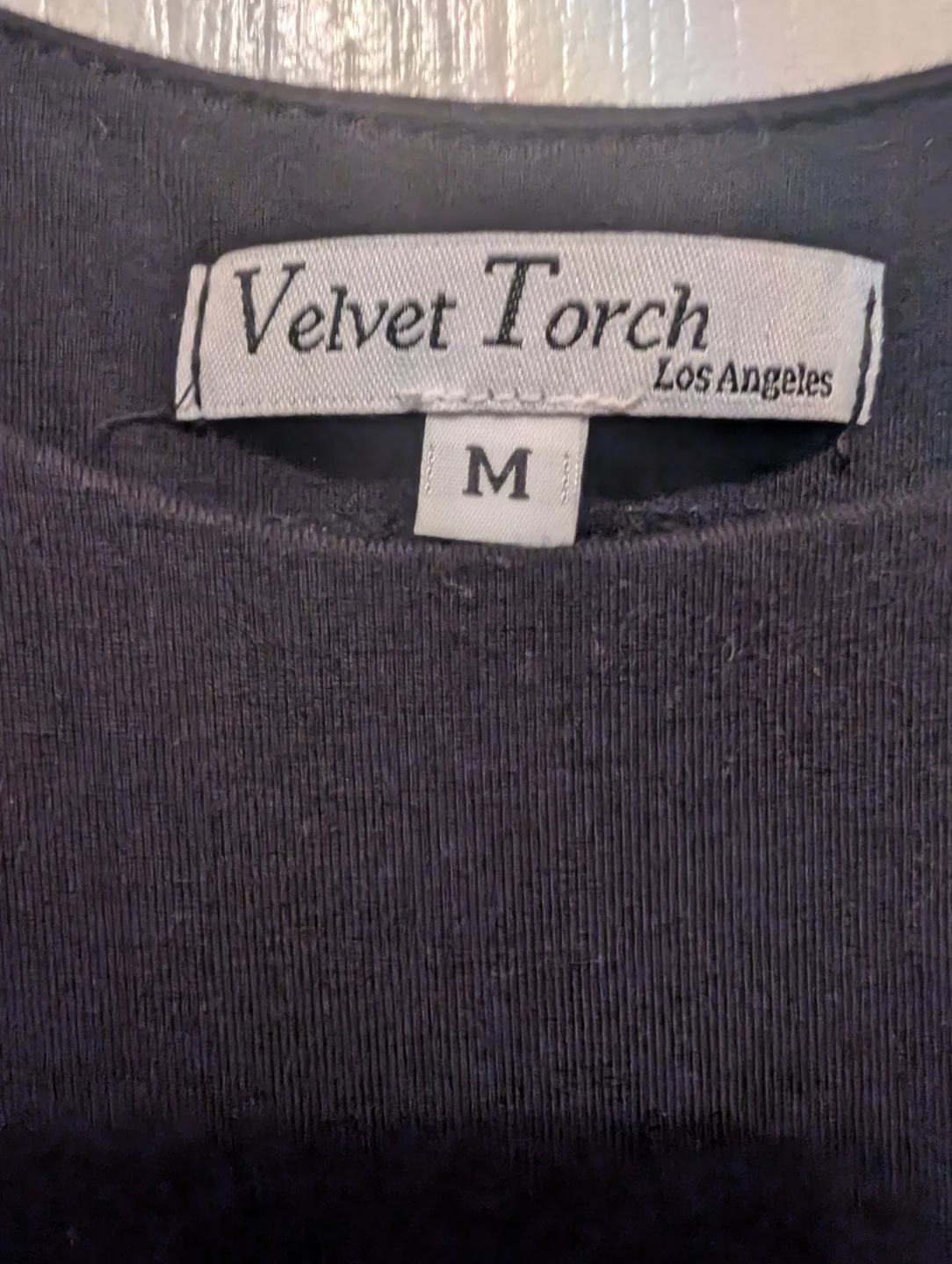 Velvet Torch Black Dress