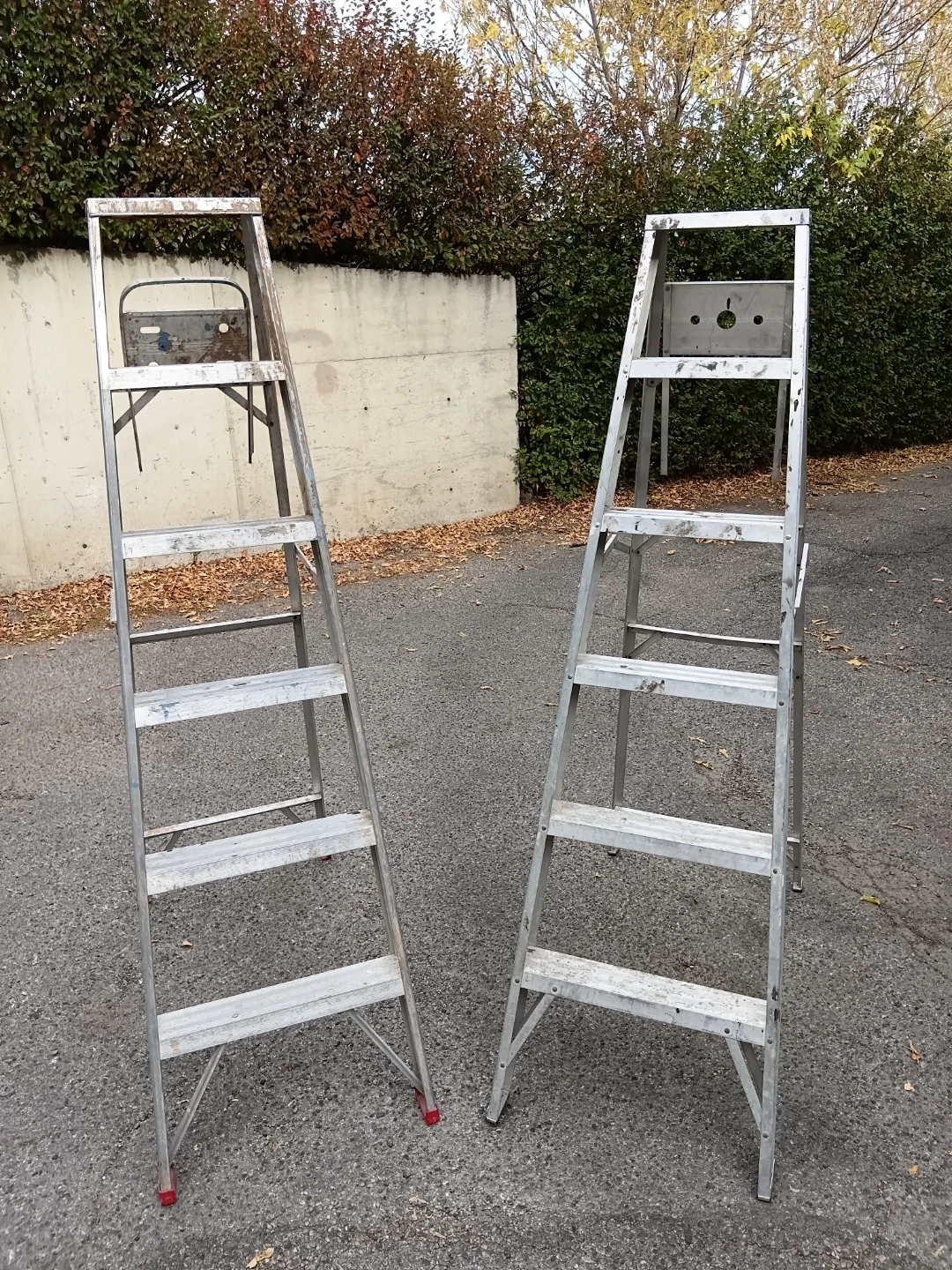 Two Aluminum 6Ft  Step Ladders