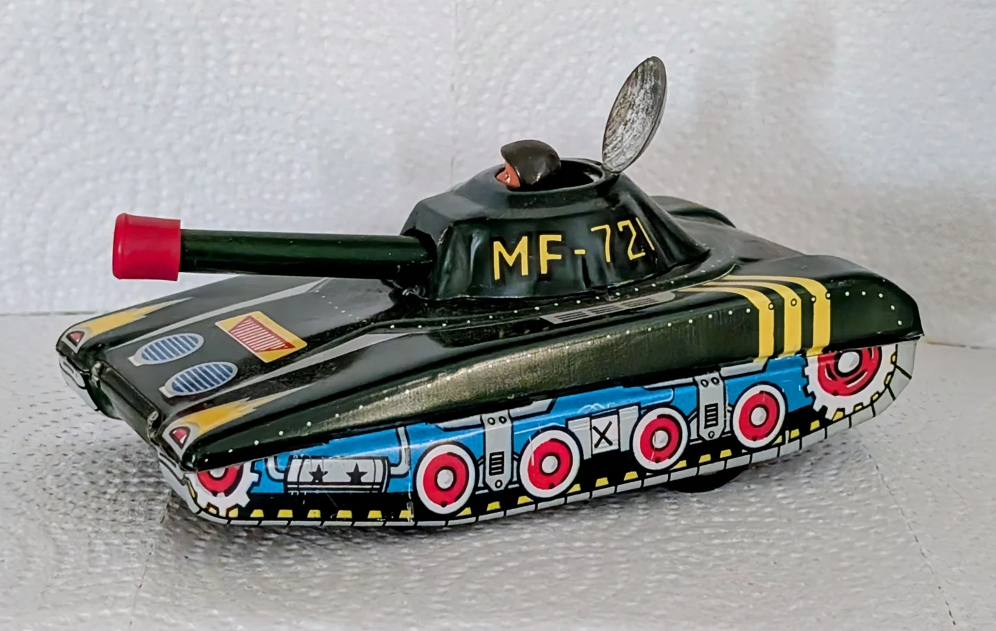 Vintage Like Metal Friction Light Tank MF-721 - photo 3