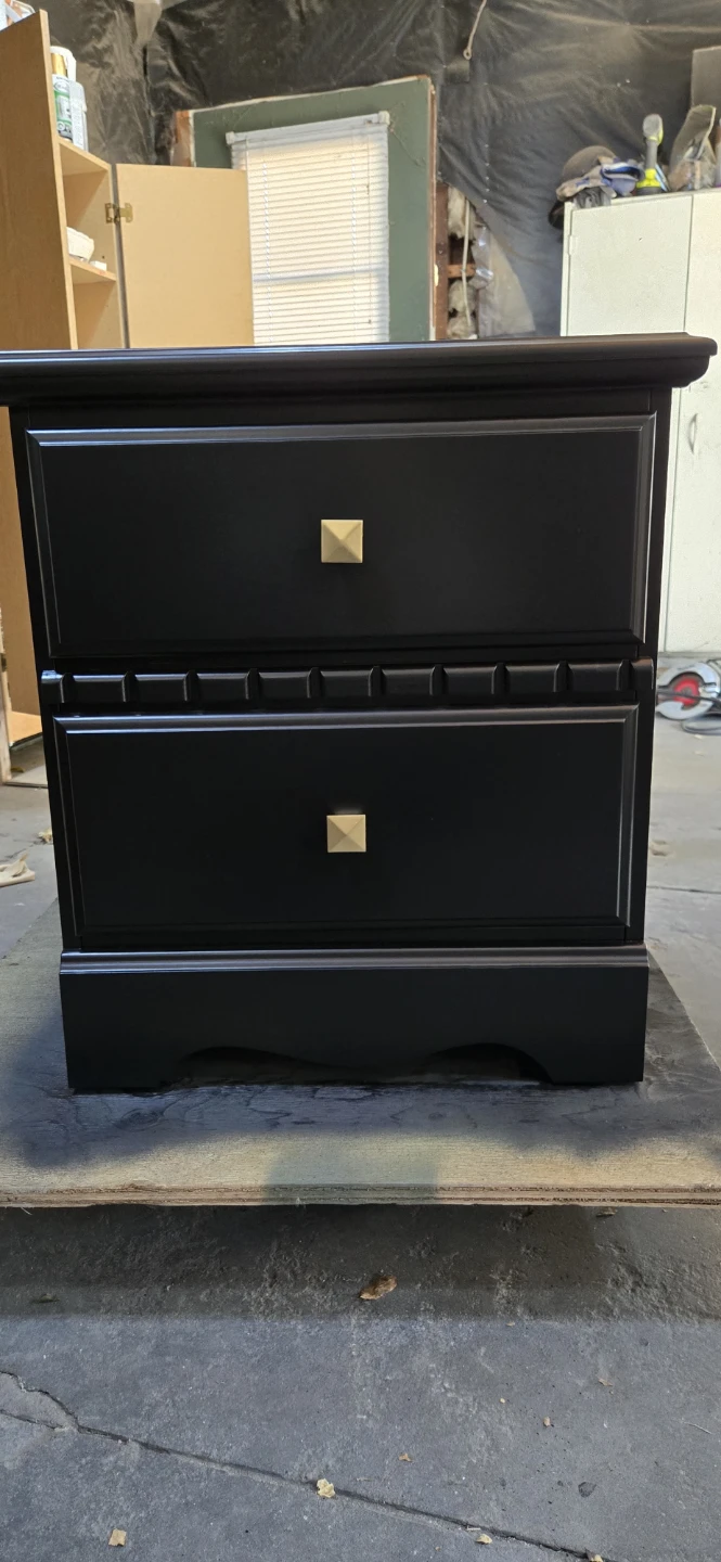 3 piece black bedroom set - photo 3