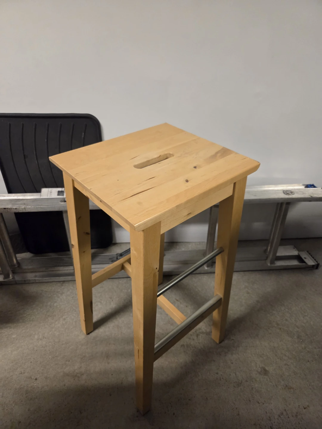 IKEA Oddvar wooden bar stool