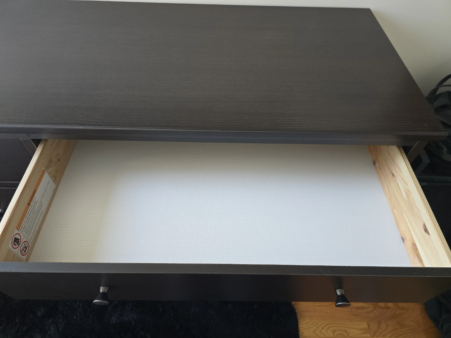Dark Brown Six-Drawer Dresser - photo 2