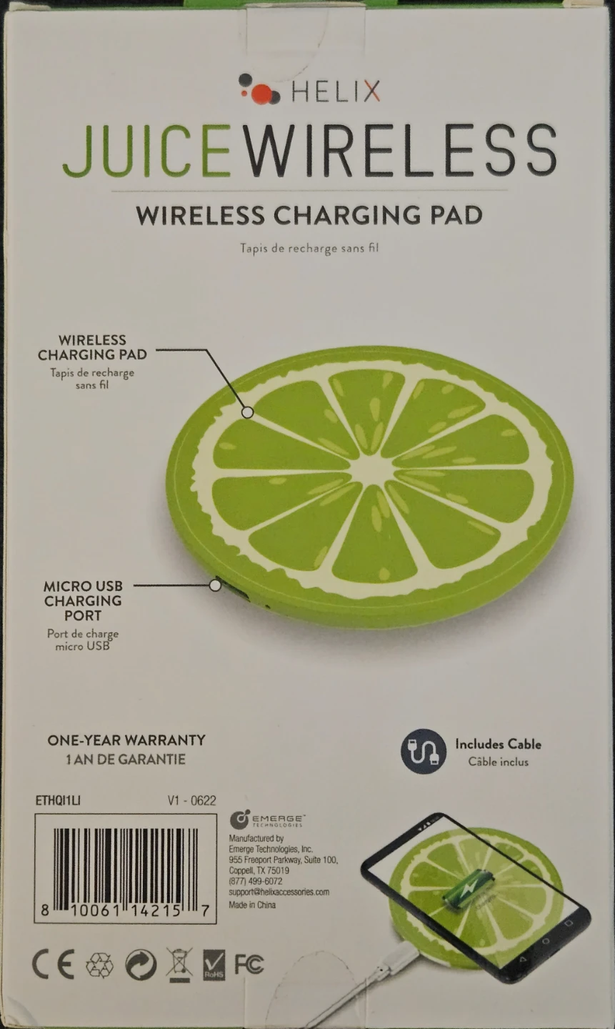 Helix Juice Wireless Wireless Charging Pad - Lime - photo 2