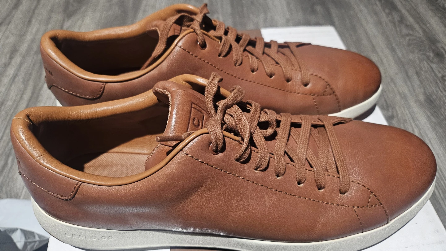 Cole Haan Grand.OS Leather Sneakers Size 11.5 - photo 2