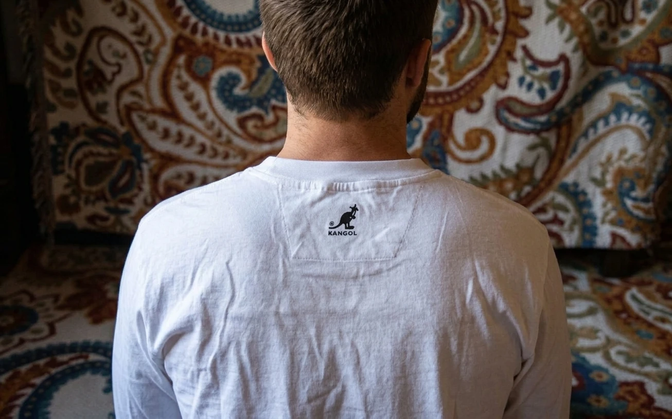 Kangol White Long Sleeve T-Shirt 3XL - photo 2