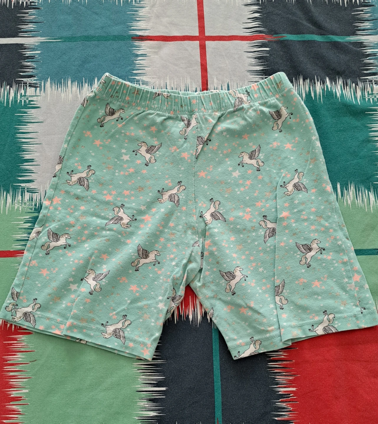 2 Pairs Girls Patterned Cotton Shorts