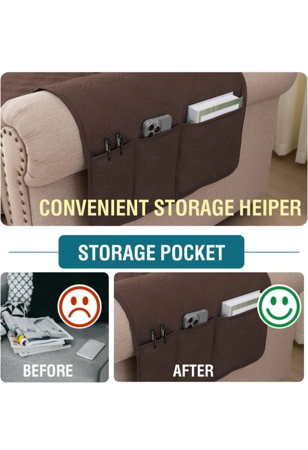 Washable Sofa Cover 2 Seater Slipcover Protector - photo 4