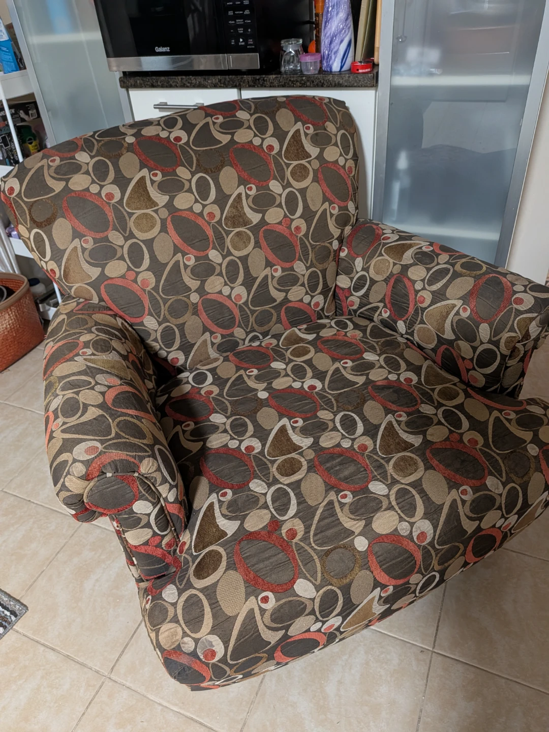 Patterned Armchair