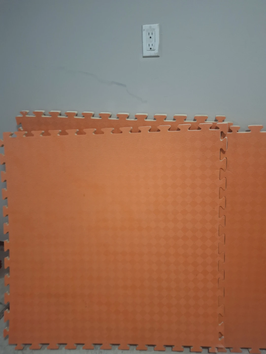 Orange Interlocking Foam Floor Mats