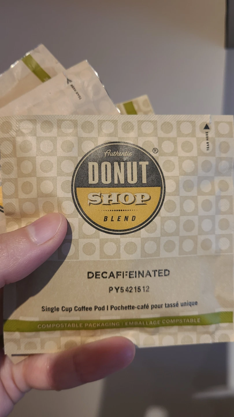 4 Donut Shop Decaffeinated Coffee Pods