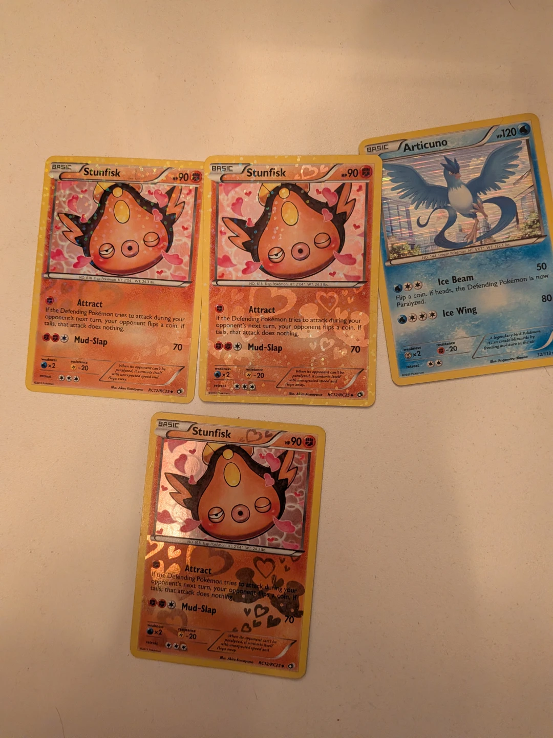 Pokemon Card Bundle: Stunfisk and Articuno - photo 4