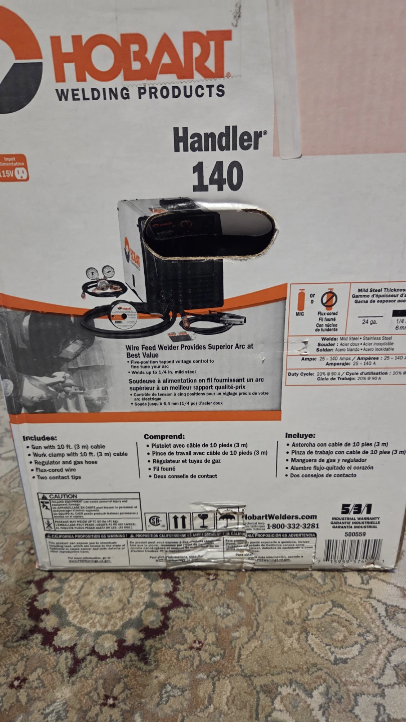 Hobart Handler 140 Wire Feed Welder - photo 2