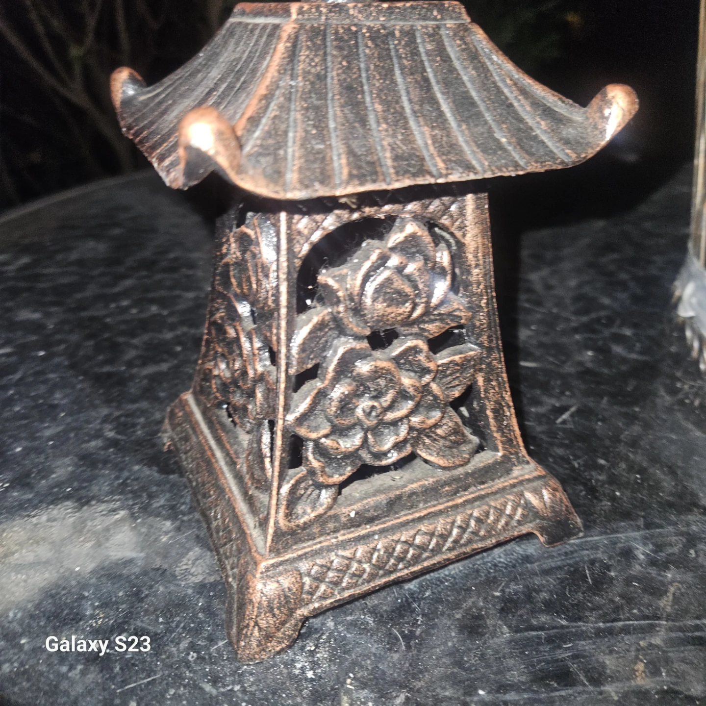 Decorative Asian-Style Metal Lantern