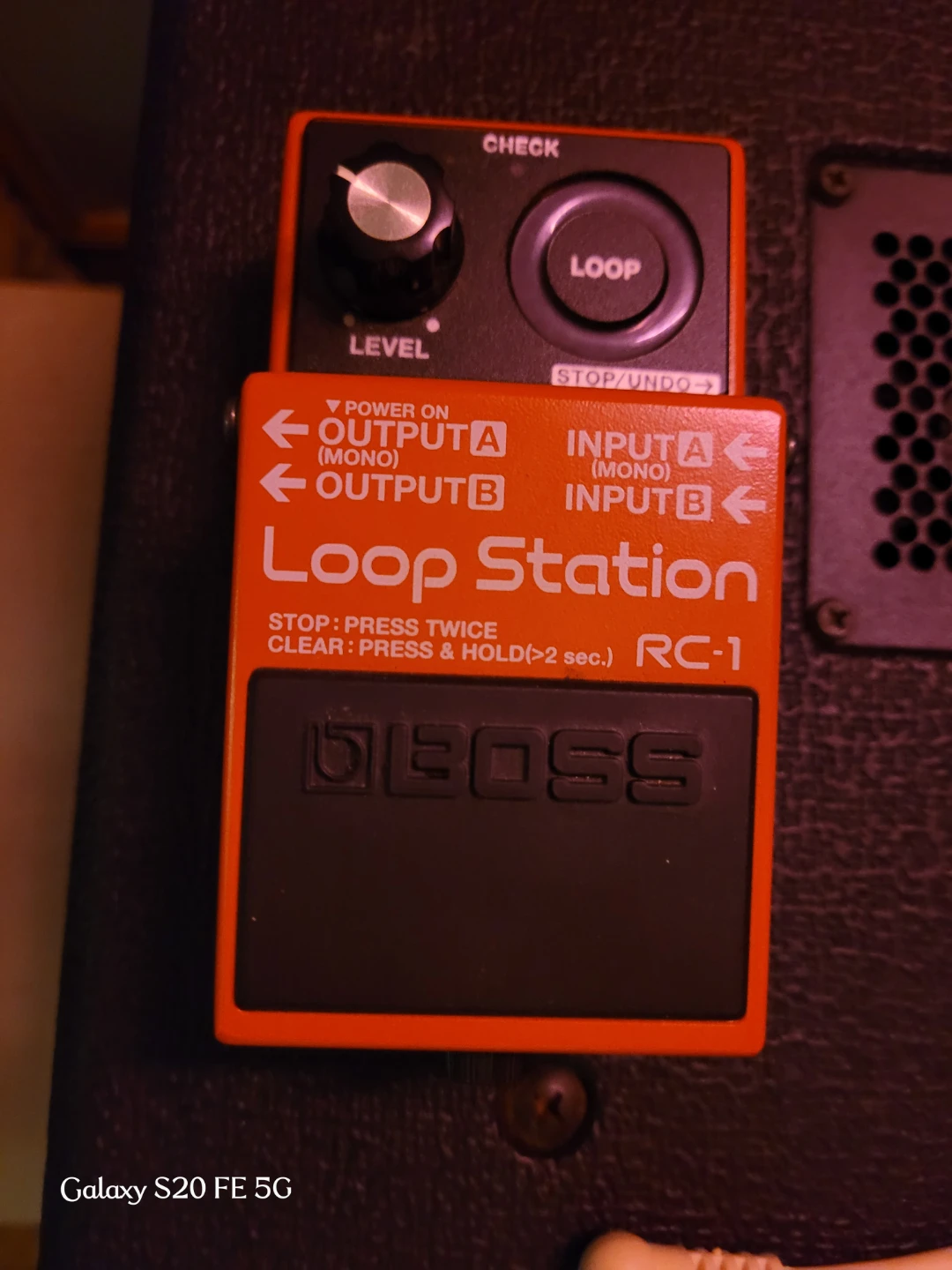 Boss RC-1 Loop Station Pedal