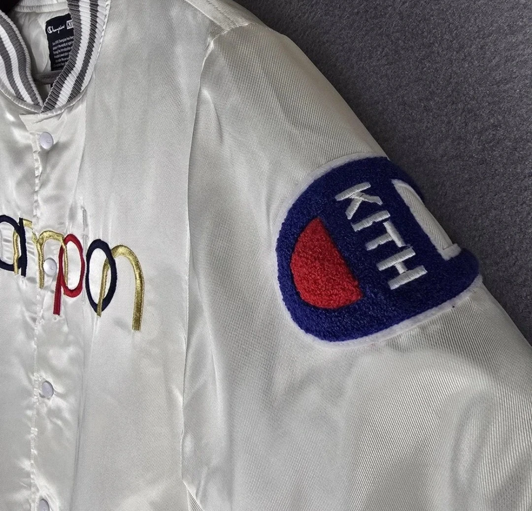 Champion Kith  mens  Varsity Jacket size  medium - photo 2