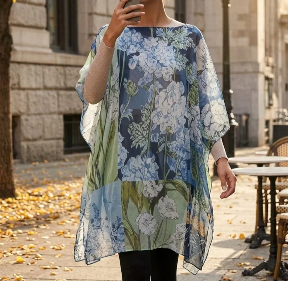 Floral Print Kaftan Tunic - photo 4