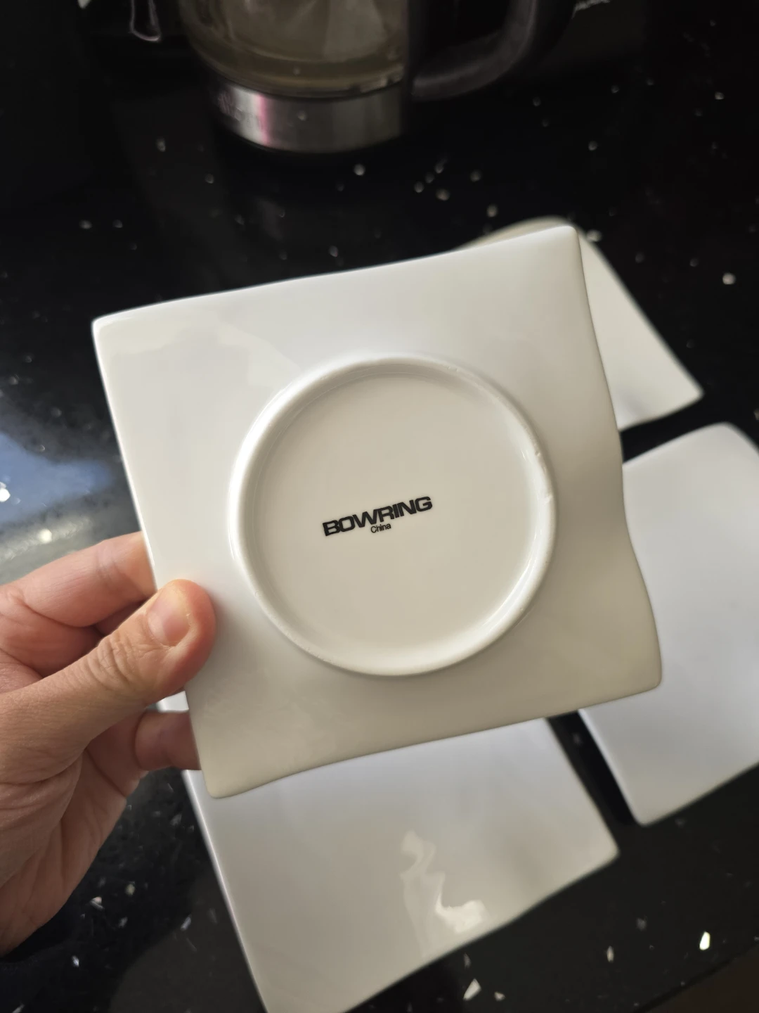 Bowring Wavy Mini Plates x4 - 5x5inches - photo 2