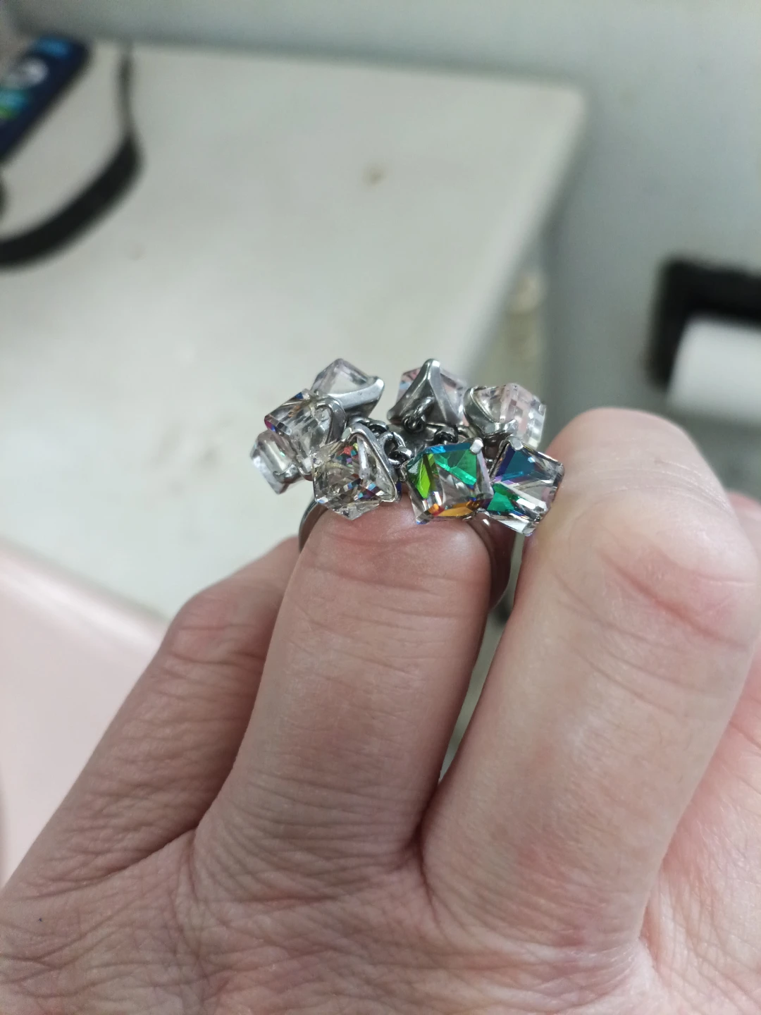 Swarovski Crystal Statement Ring