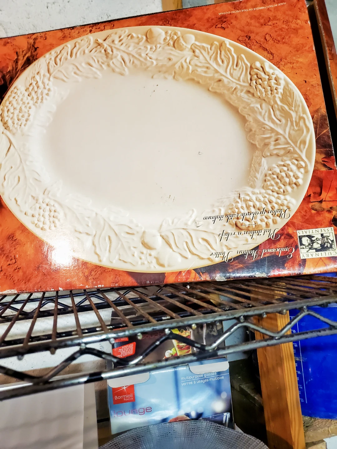 Culinary Essentials Embossed Italian Platter