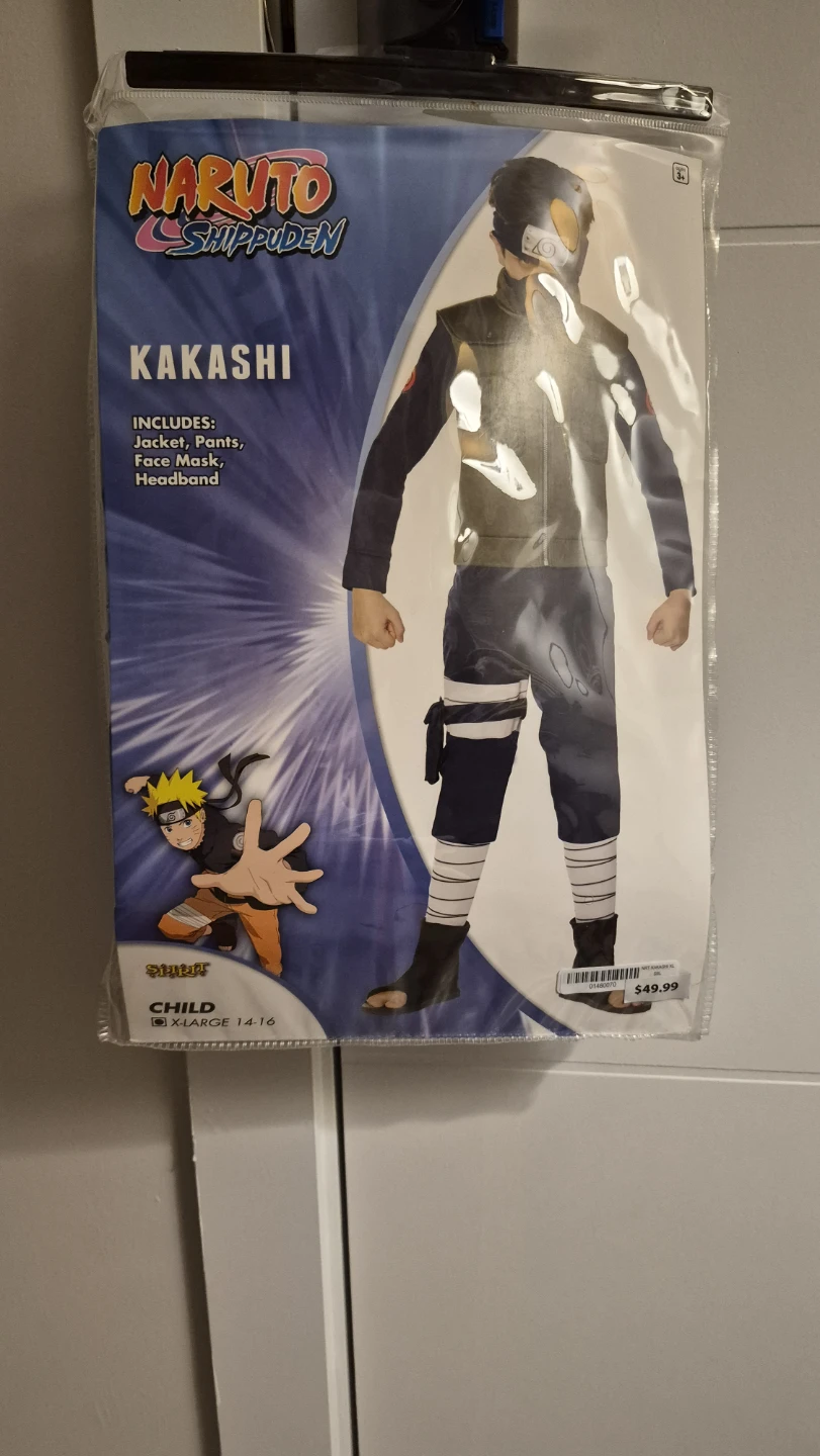 Naruto Shippuden Kakashi Costume - Child X-Large