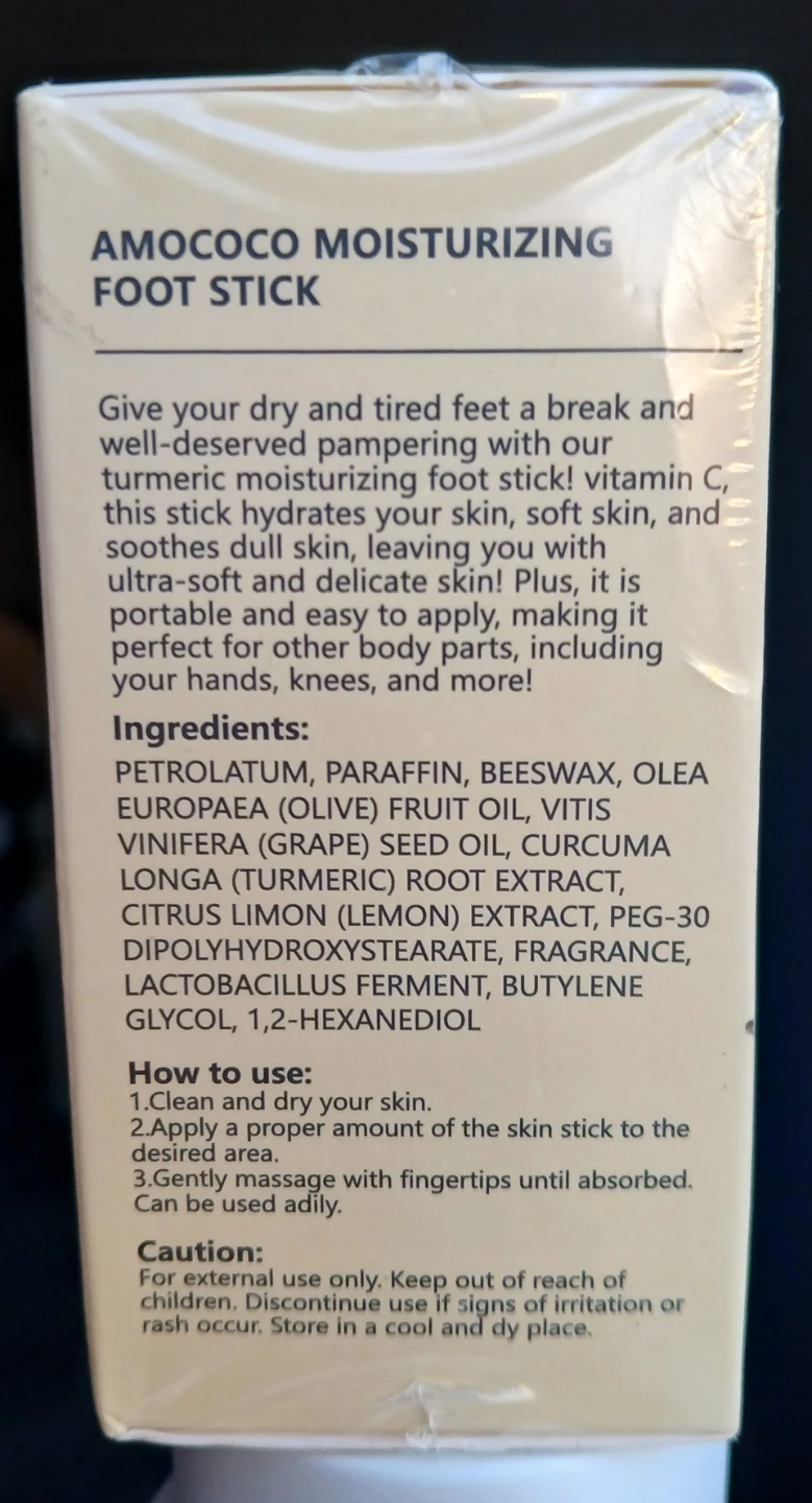 Amococo Foot Stick | Turmeric and Vitamin C - photo 4