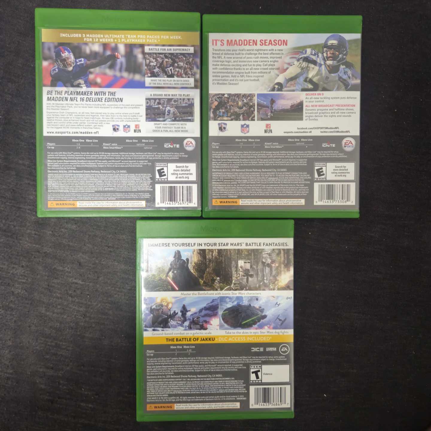 Xbox One Games Lot of 3 - photo 2