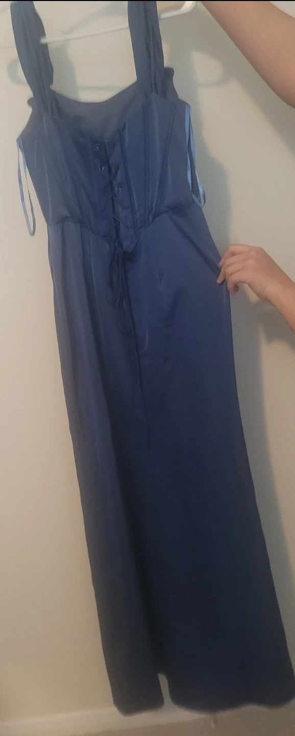 Blue slit Dress - photo 3