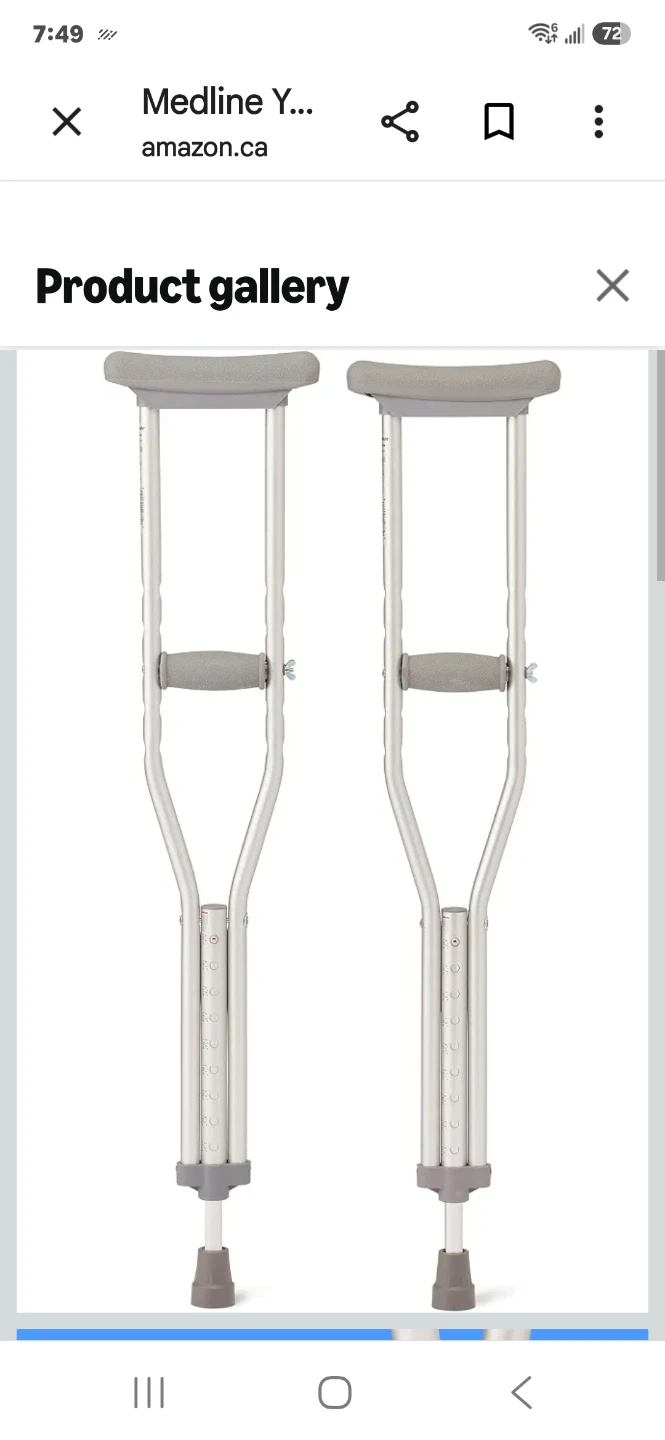Medline Youth Crutches - photo 2