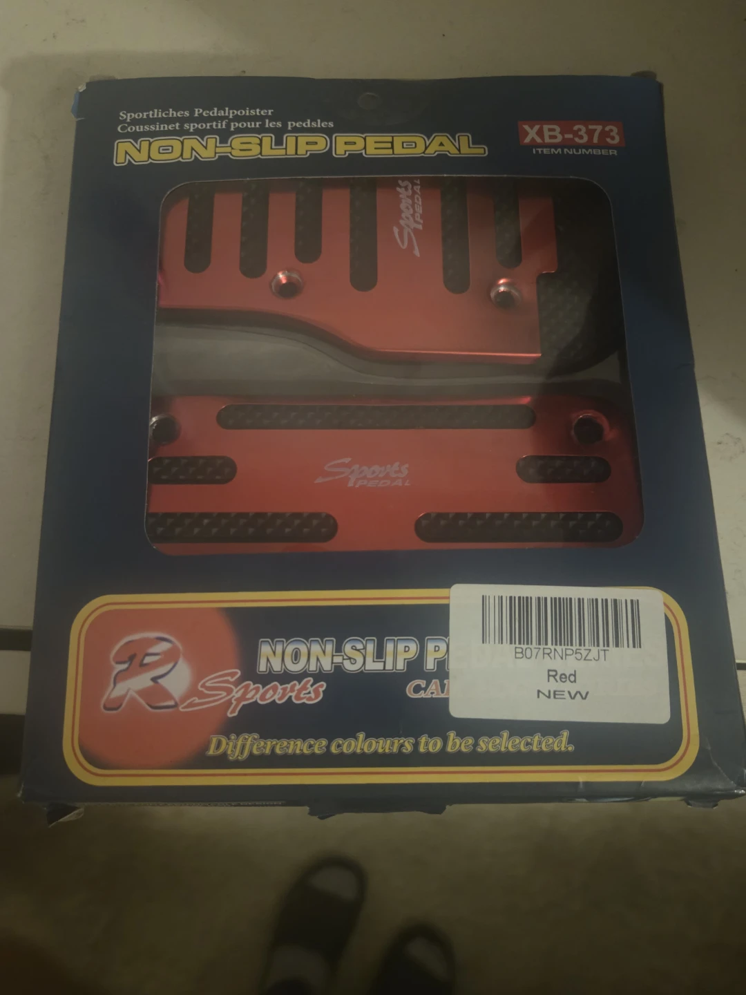 R Sports Non-Slip Car Pedals XB-373