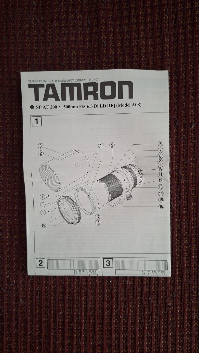Tamron 200-500mm lens for Canon