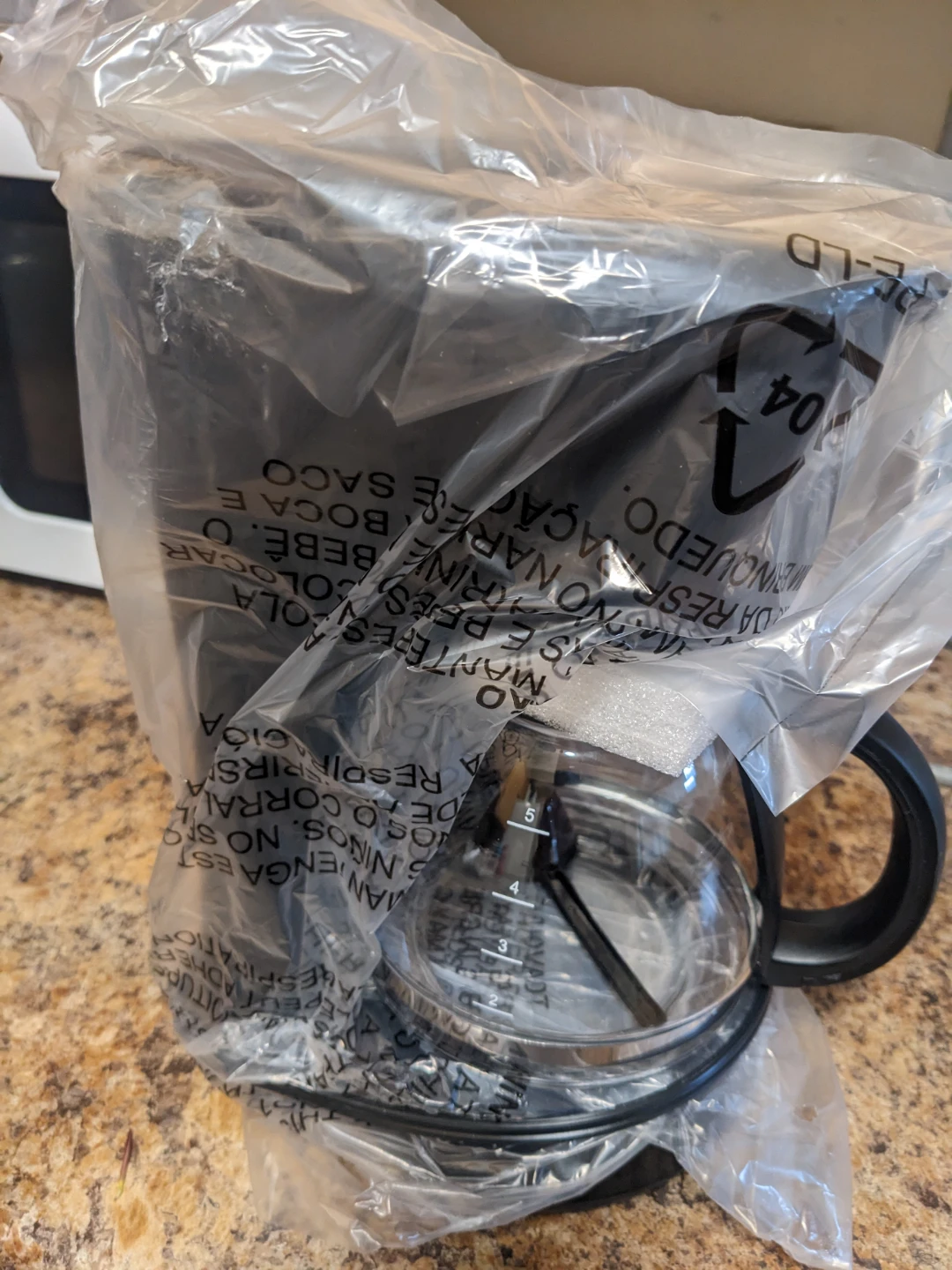 Black 5-Cup Coffee Maker