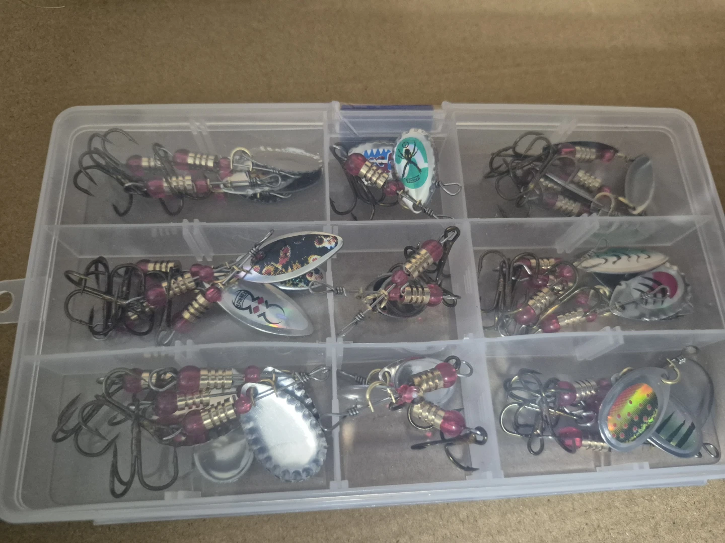 Fishing spinner lures 30 piece set - photo 2