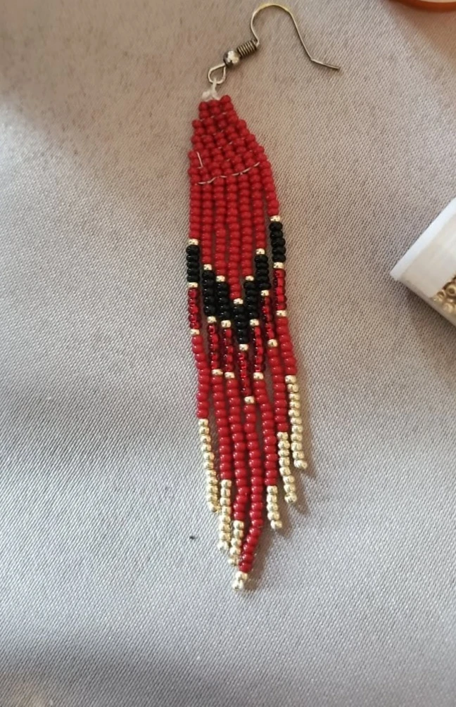 beaded earring