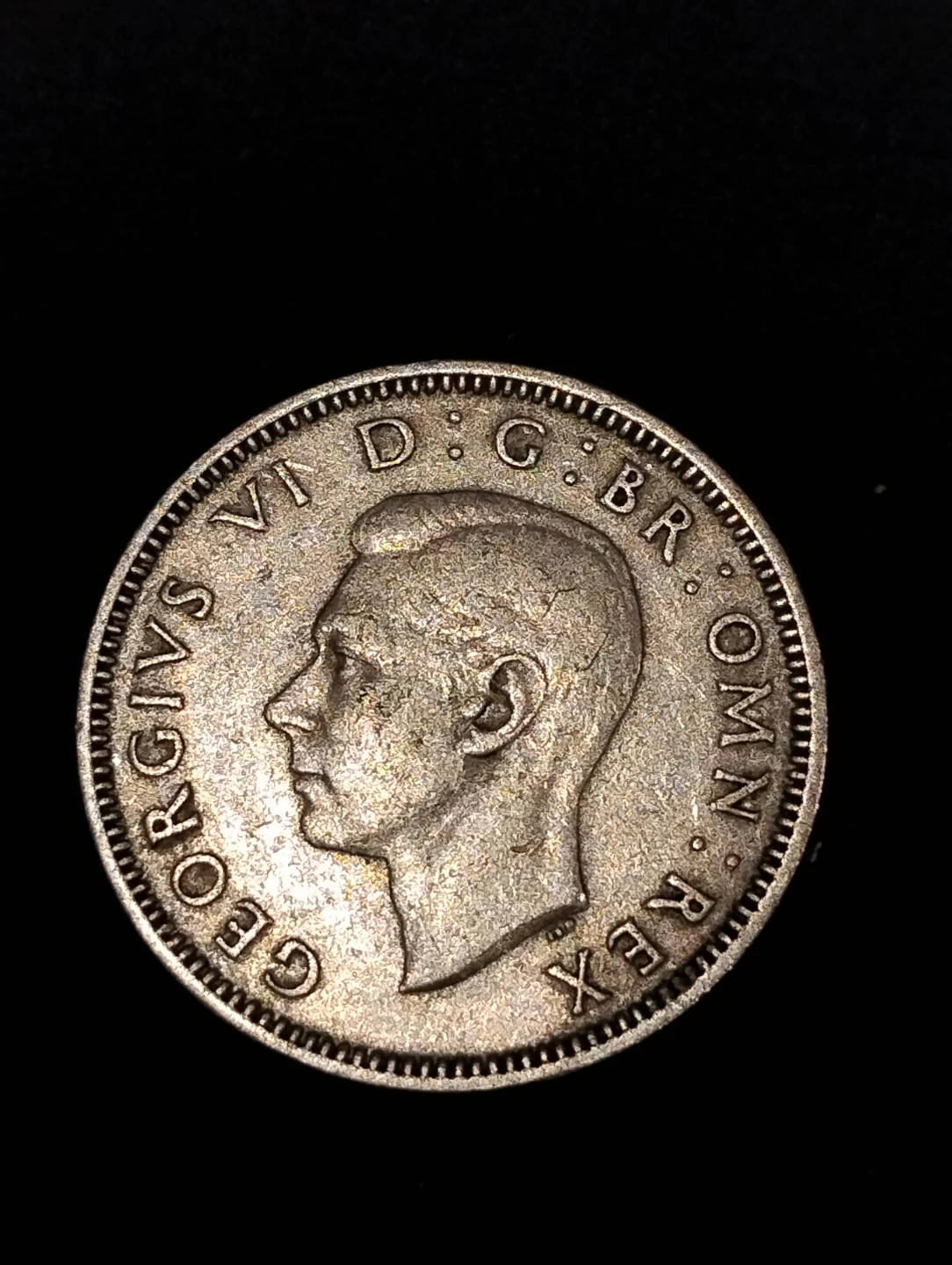 1950 Great Britain One Shilling Coin