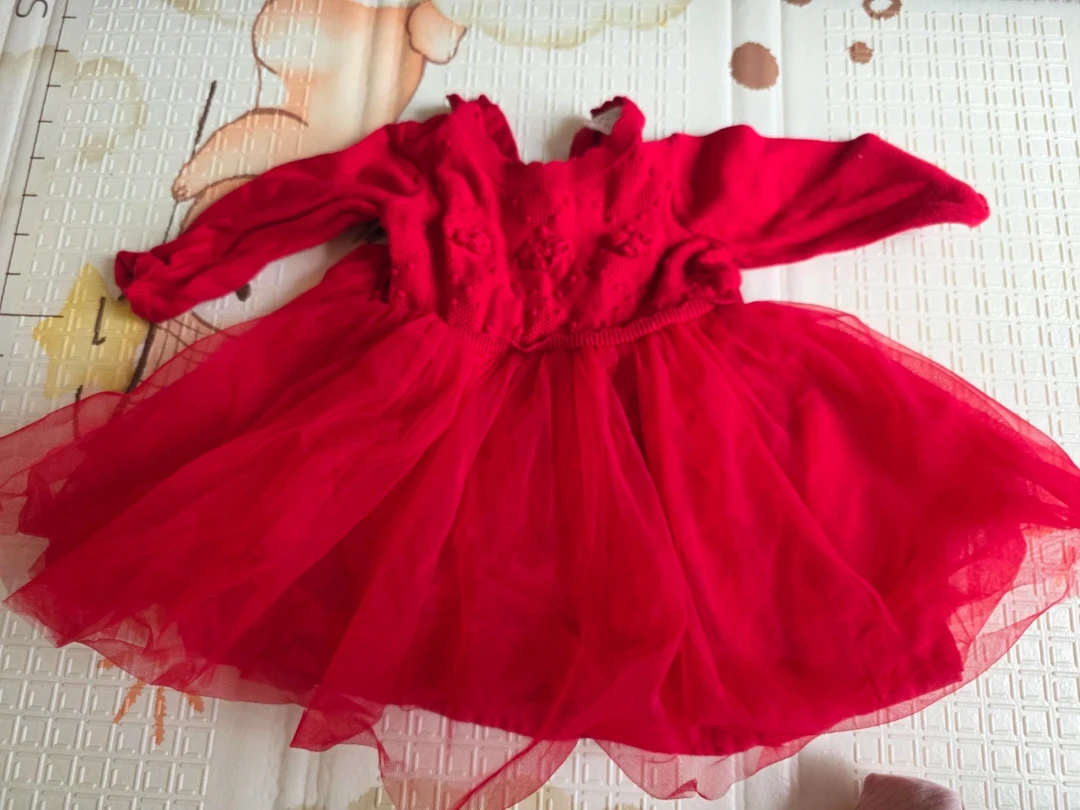 Next Baby Red Dress 3-6 Months