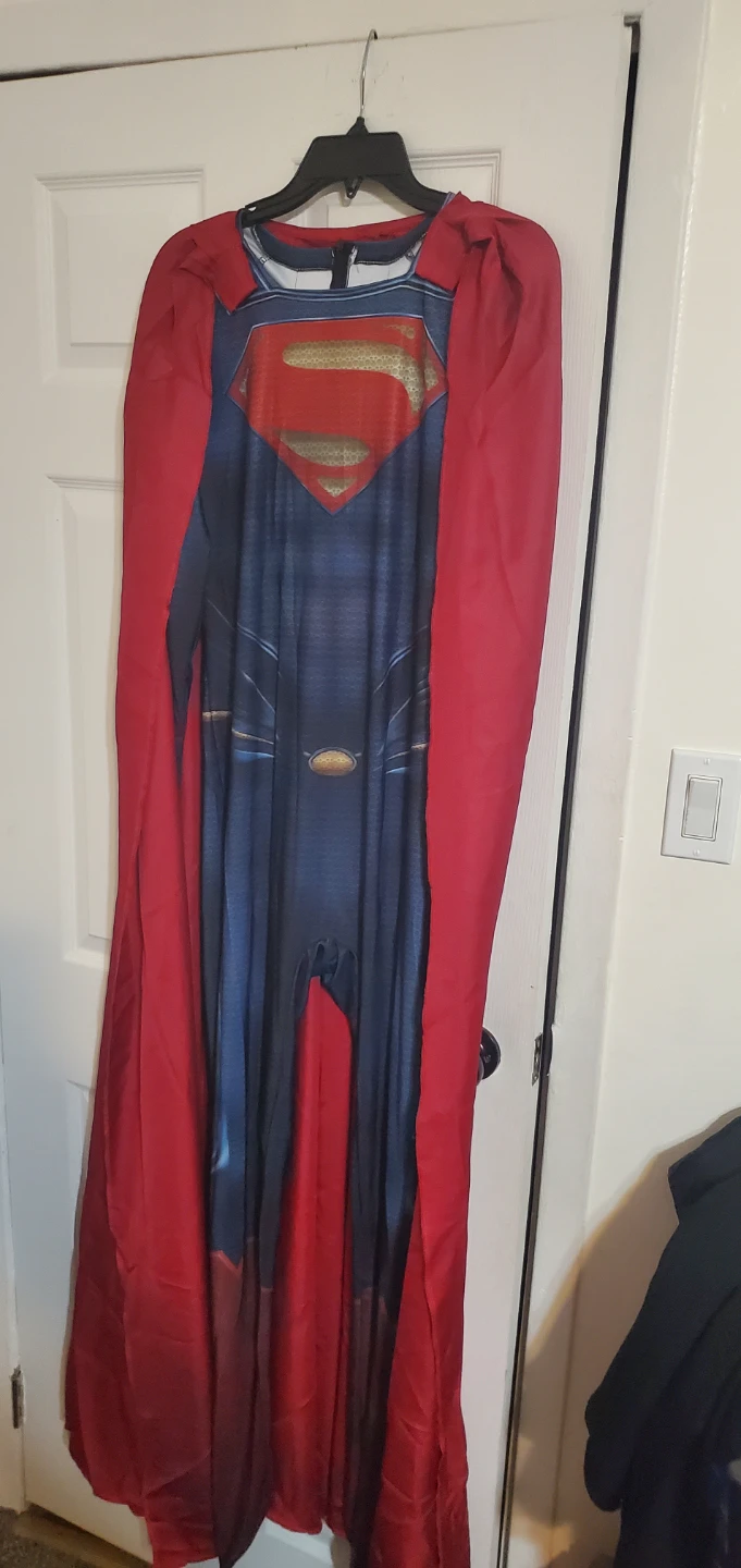 Superman Costume with Cape zize (M/L/XL)