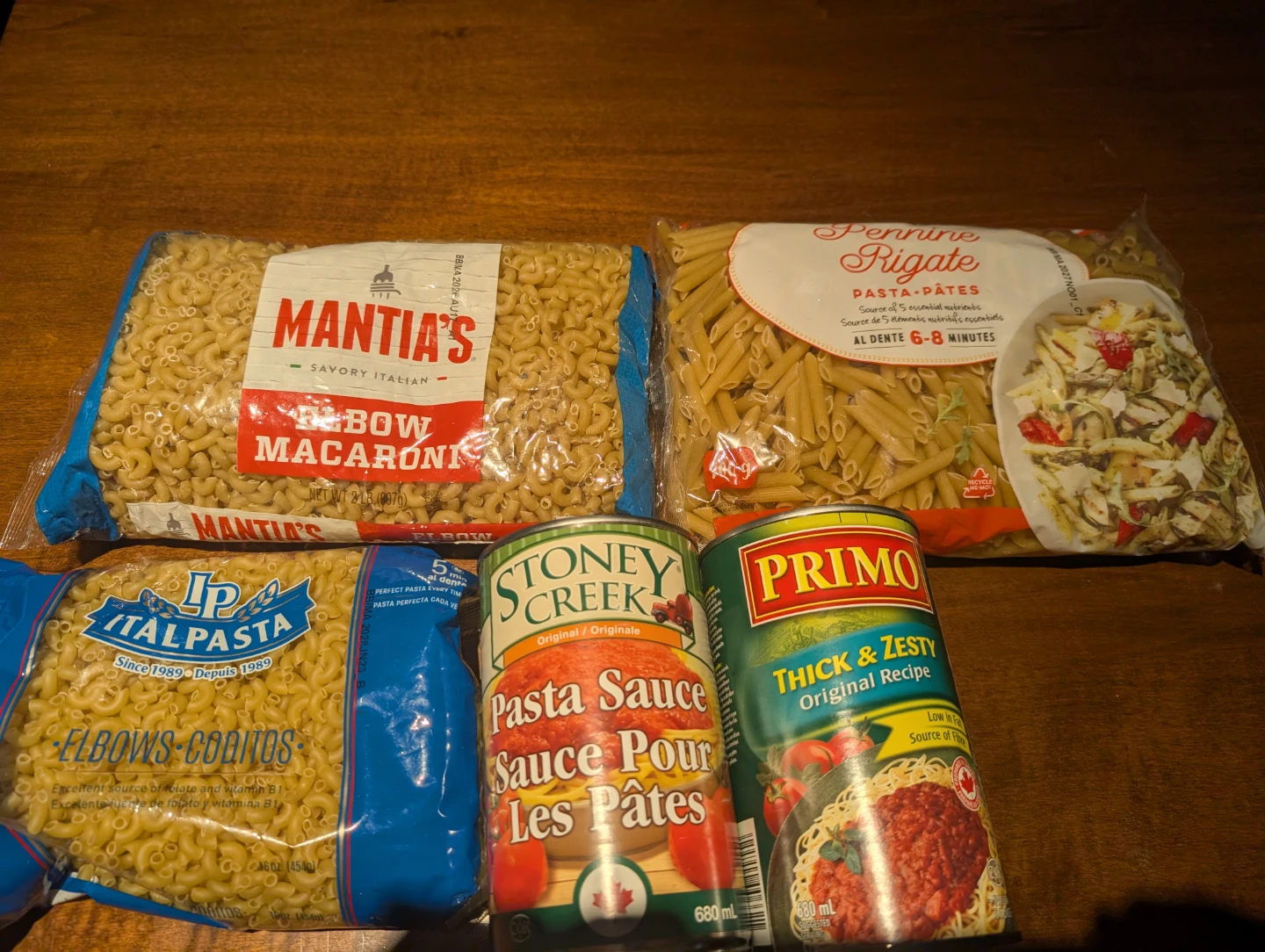 Assorted Pasta and Pasta Sauce Bundle