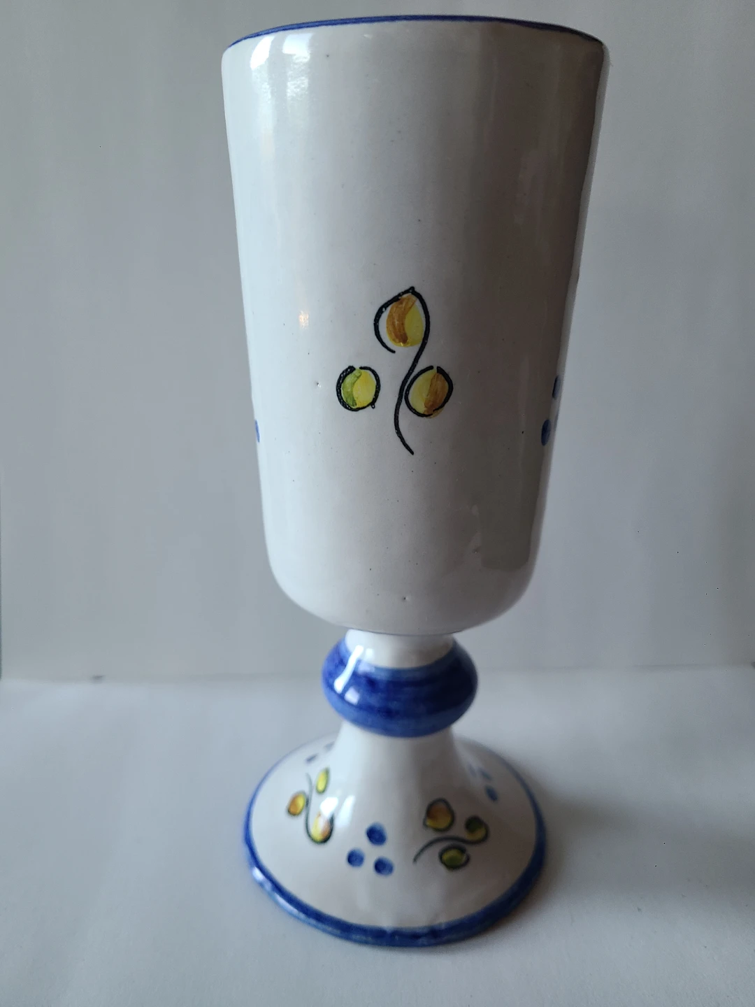 Gimeno Rios Manises Hand-Painted Ceramic Goblet - photo 3