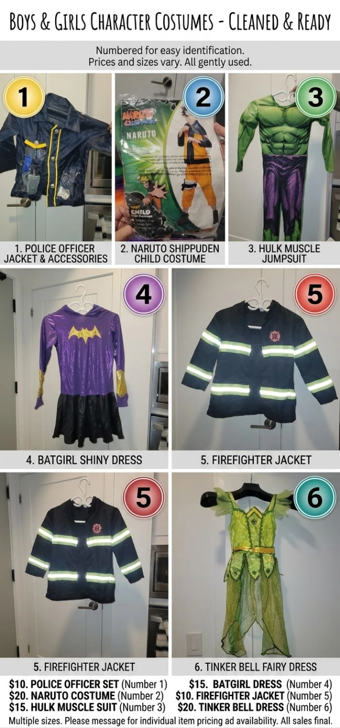 Assorted Childrens Halloween Costumes - photo 3