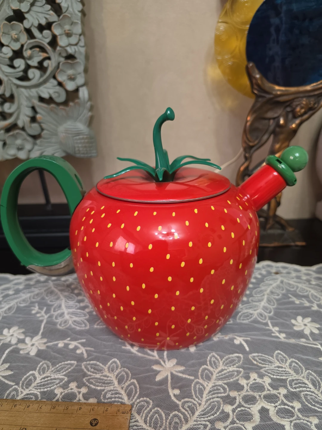 Copco Strawberry Pattern Stovetop Kettle